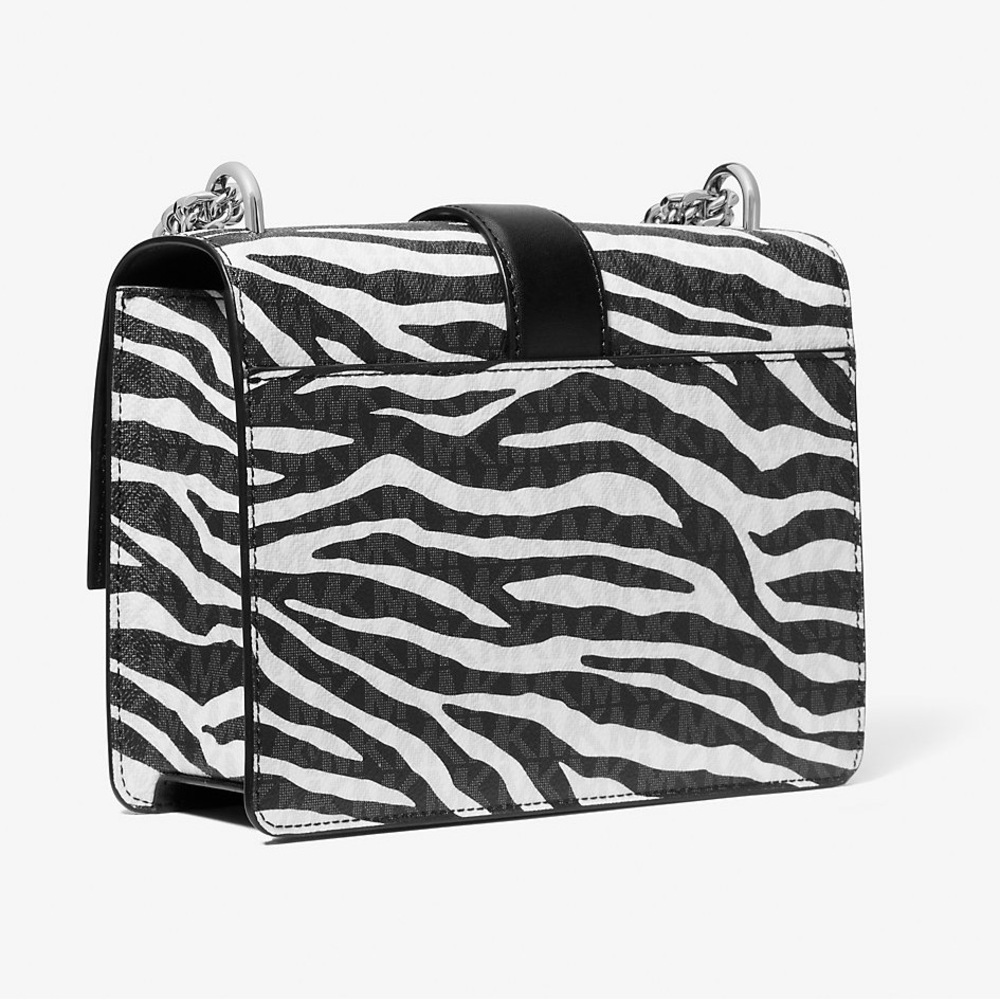 Michael Kors Greenwich Animal Print Logo Crossbody Bag NWT - Picture 3 of 5